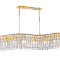 Люстра NewRgy 3100E/8A GOLD+CLEAR